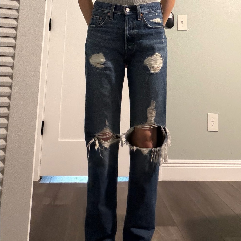 Levi's Dark Blue Denim Jeans